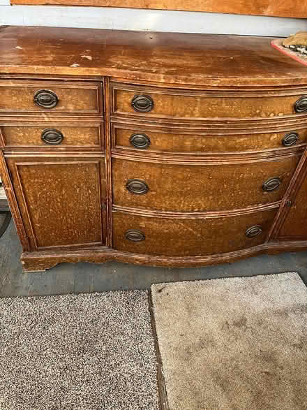 Photo of free Solid wood vintage buffet (North Wheaton) #2