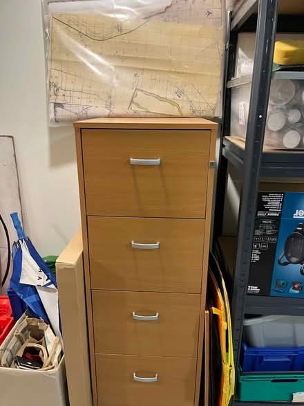 Photo of free 4 drawer filing cabinet (Northmoor OX29) #1