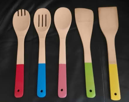 Photo of free Wood cutting board & utensils (Orleans) #3