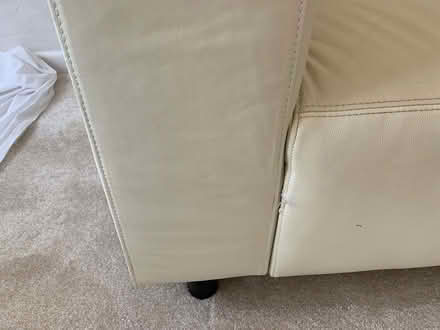 Photo of free Small leather 2 seater sofa (PO7) #2