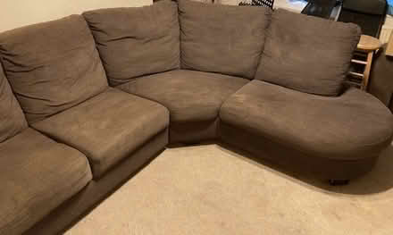 Photo of free Brown 6 seater Ikea sofa (Retford) #1