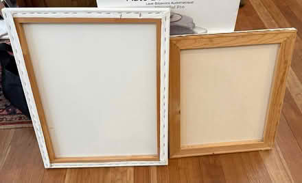 Photo of free 2 Stretched canvases for reuse (Chelsea area 22nd street) #1