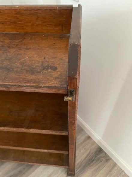 Photo of free Old wooden shelf unit (MK11 Fairfields) #3