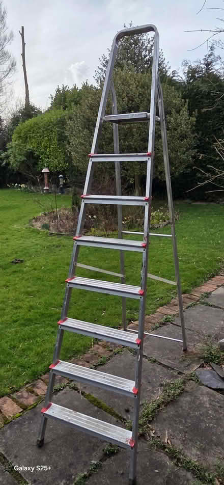 Photo of free Aluminium step ladder 8ft (Lower Street NR11) #1