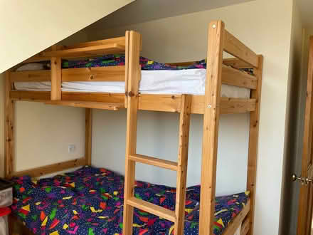 Photo of free Solid Pine Bunk Beds (Hitchin Ninesprings.) #1