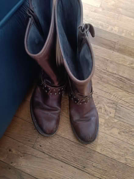 Photo of free Fly - Brown leather boots size 5 (Friern Barnet, N11) #2