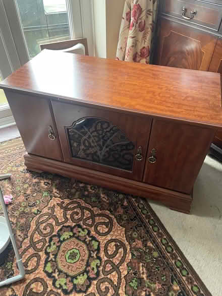 Photo of free Mahogany TV Stand (Dilton Marsh BA13) #1