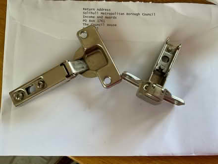 Photo of free Kitchen cupboard/ wardrobe door hinges (Dorridge B93) #1