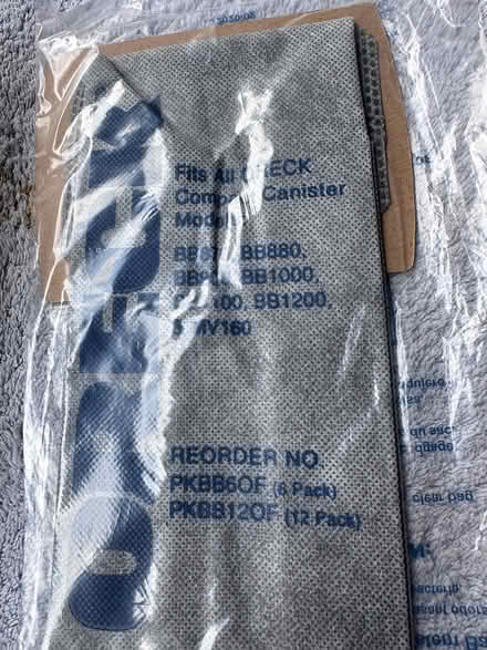 Photo of free Oreck Dust Bags (Arncroach, KY10) #2