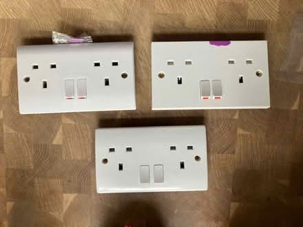 Photo of free 3 x 2-gang plug sockets (Finsbury Park N4) #2
