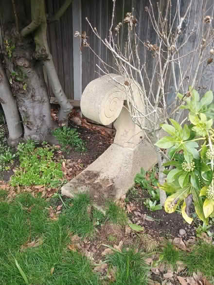 Photo of free Large stone garden sculpture (SE12) #1