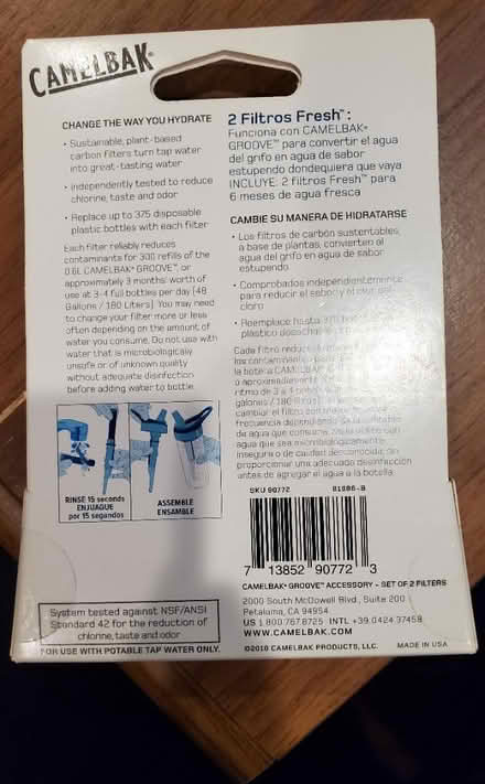 Photo of free Water filter for Camelbak system (ETOBICOKE west) #2