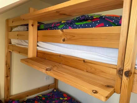 Photo of free Solid Pine Bunk Beds (Hitchin Ninesprings.) #2