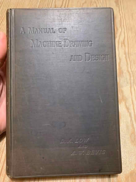 Photo of free old manual - machine drawing (Blackheath SE3 7DH) #1