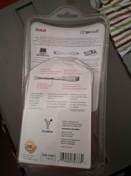 Photo of free pc stuff FireWire cable (West Harlem) #2
