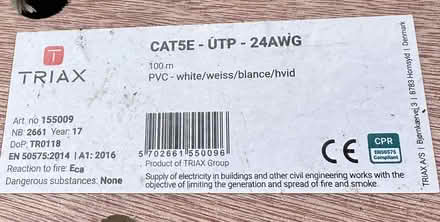 Photo of free CAT5E Cable (Arncroach, KY10) #3