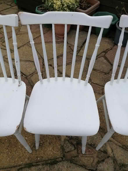 Photo of free Painted wooden chairs (Langney BN23) #4