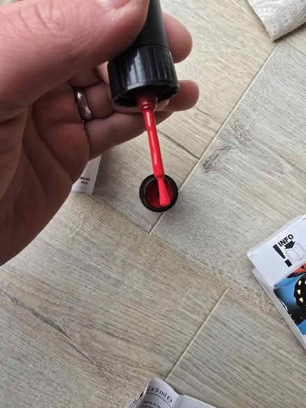 Photo of free Toyota Yaris red touch up paint (Panshanger AL7) #3