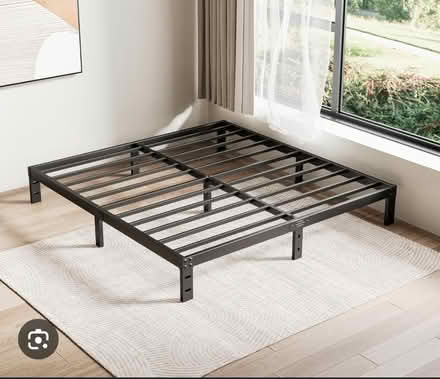 Photo of Full size metal bedframe (Locust Grove) #1