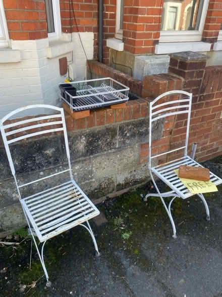 Photo of free Garden chairs set (Gloucester Road, RG30 2TH) #1