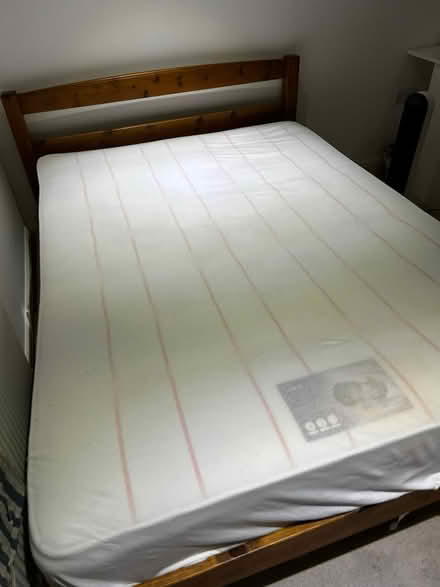 Photo of free Double bed frame and mattress (KT5 8AT) #2