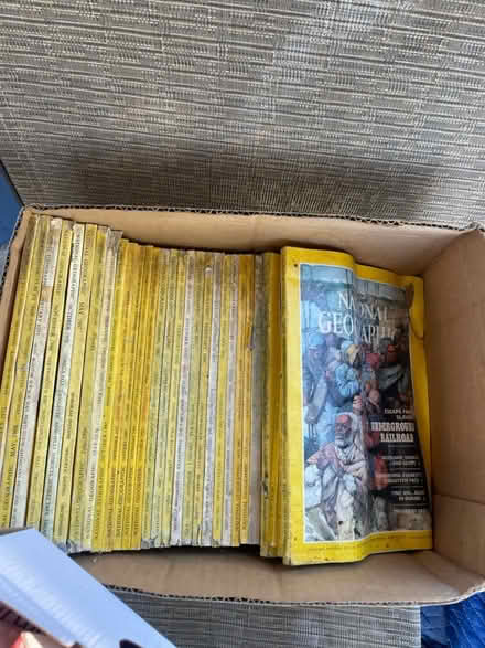 Photo of free Box of nat geo magazines (Boyes hot springs) #1