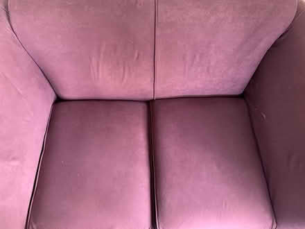 Photo of free small purple sofa (Lisburn BT27) #3