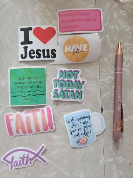 Photo of free Stickers (Melrose near Wyoming Cemetery.) #1