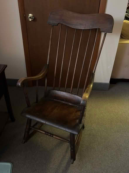 Photo of free Antique rocking chair (Westfield, NJ) #1