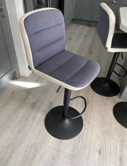 Photo of free Grey bar stools (KT9 Chessington) #2