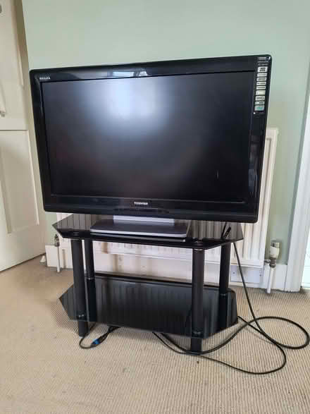 Photo of free Toshiba TV and TV stand (Woodlands TW7) #1