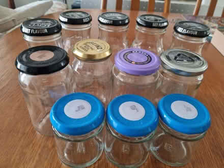 Photo of free Clean glass jars with lids (Oldfield Park BA2) #1