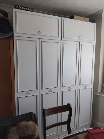Photo of free 2 double wardrobes with top units. (Ringwood BH24) #1