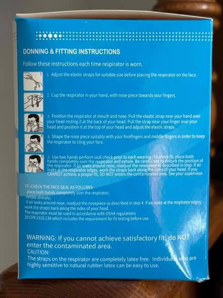 Photo of free N95 Masks (Fountain Vly, Heil & Bushard) #2