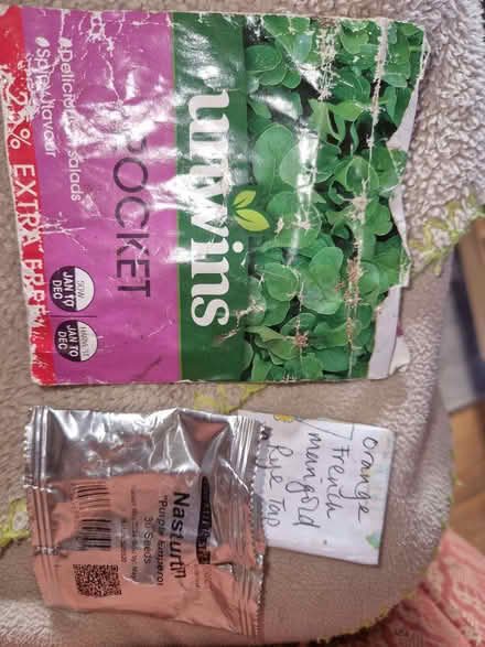 Photo of free Various opened packets of seeds (Northfield B31) #1