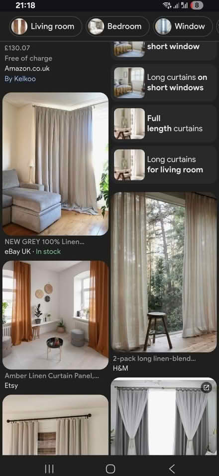 Photo of Long curtains (OL6 - Hurst Cross) #1