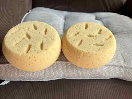 Photo of free 2 round sponges -- new (south sunnyvale) #1