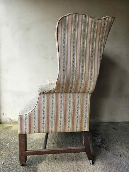Photo of free Vintage wingback chair (Ba7 7jr) #4