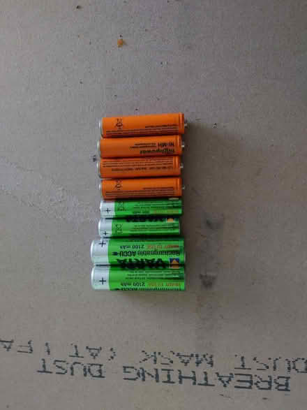 Photo of free Rechargeable batteries 6 x AAA, 2 x AAx (Southport PR9) #1