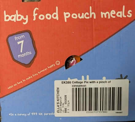 Photo of free Beef cottage pie baby food (E14 Isle of Dogs) #1