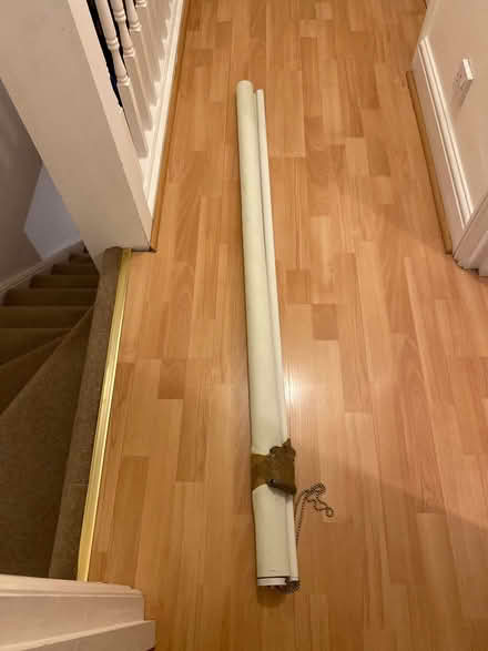 Photo of free White roller blind (blackout) (Hove Green BN3) #1