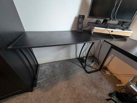 Photo of free Black desk (Manchester M19) #3