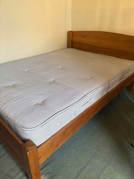 Photo of free Double bed plus mattress (Walthamstow E17) #2