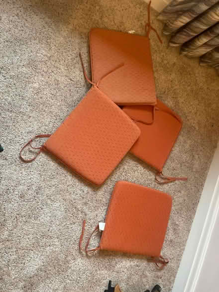Photo of free Tie cushions x 4 for seats (BR3) #1