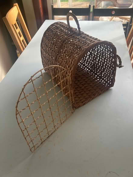 Photo of free Old fashioned cat carrying basket (Loughton IG10) #1