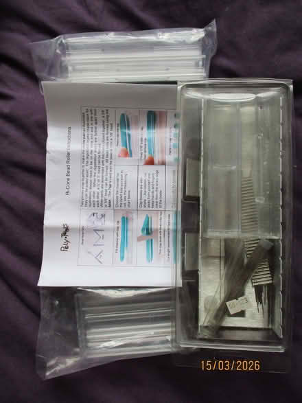 Photo of free polymer clay bead baking and drying rack and bi-cone rollers (Wivelsfield Green RH17) #1