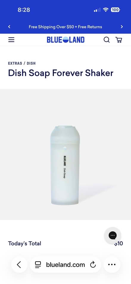 Photo of free Blue land dish powder shaker (Shoreline) #1