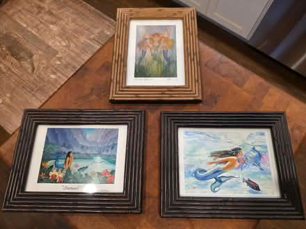 Photo of free 3 Piece Framed Mermaid Art (Millersville) #1