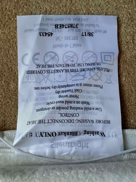 Photo of free Electric blanket (Teignbridge District TQ13) #2