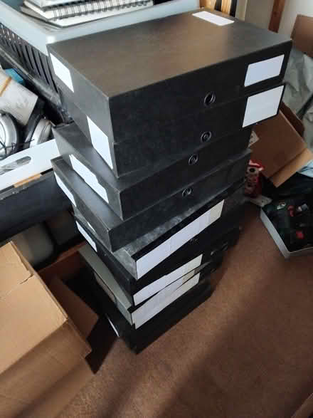 Photo of free Box files and plastic sleeves (Hastings TN34) #1